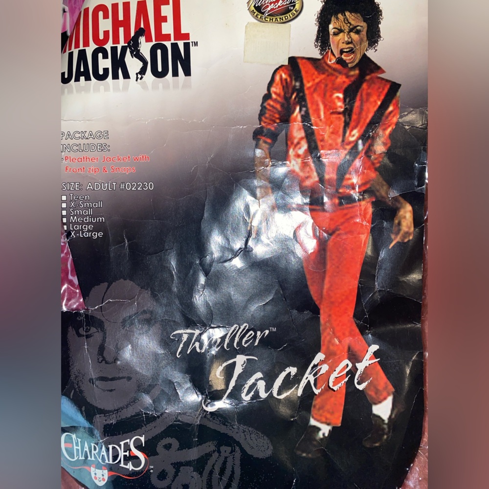 Thriller Red and Black Men's Jacket Charades